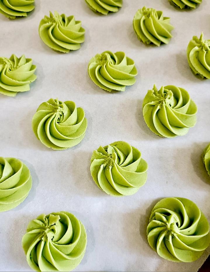 花纹清晰▪️抹茶黄油曲奇