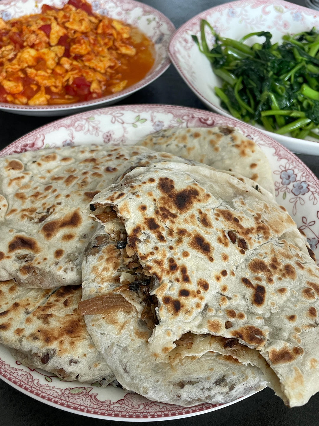 宅家16天—梅菜干肉饼，心神舒畅