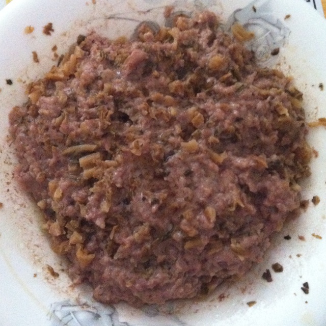 梅干菜蒸肉饼