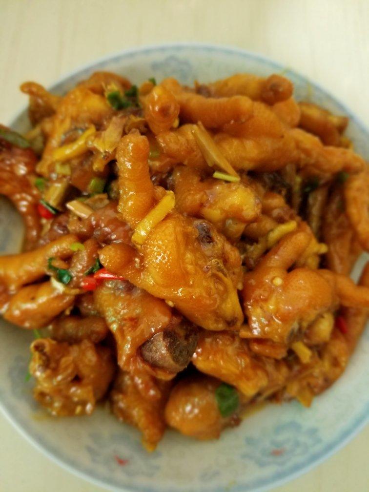 香辣烧鸡爪