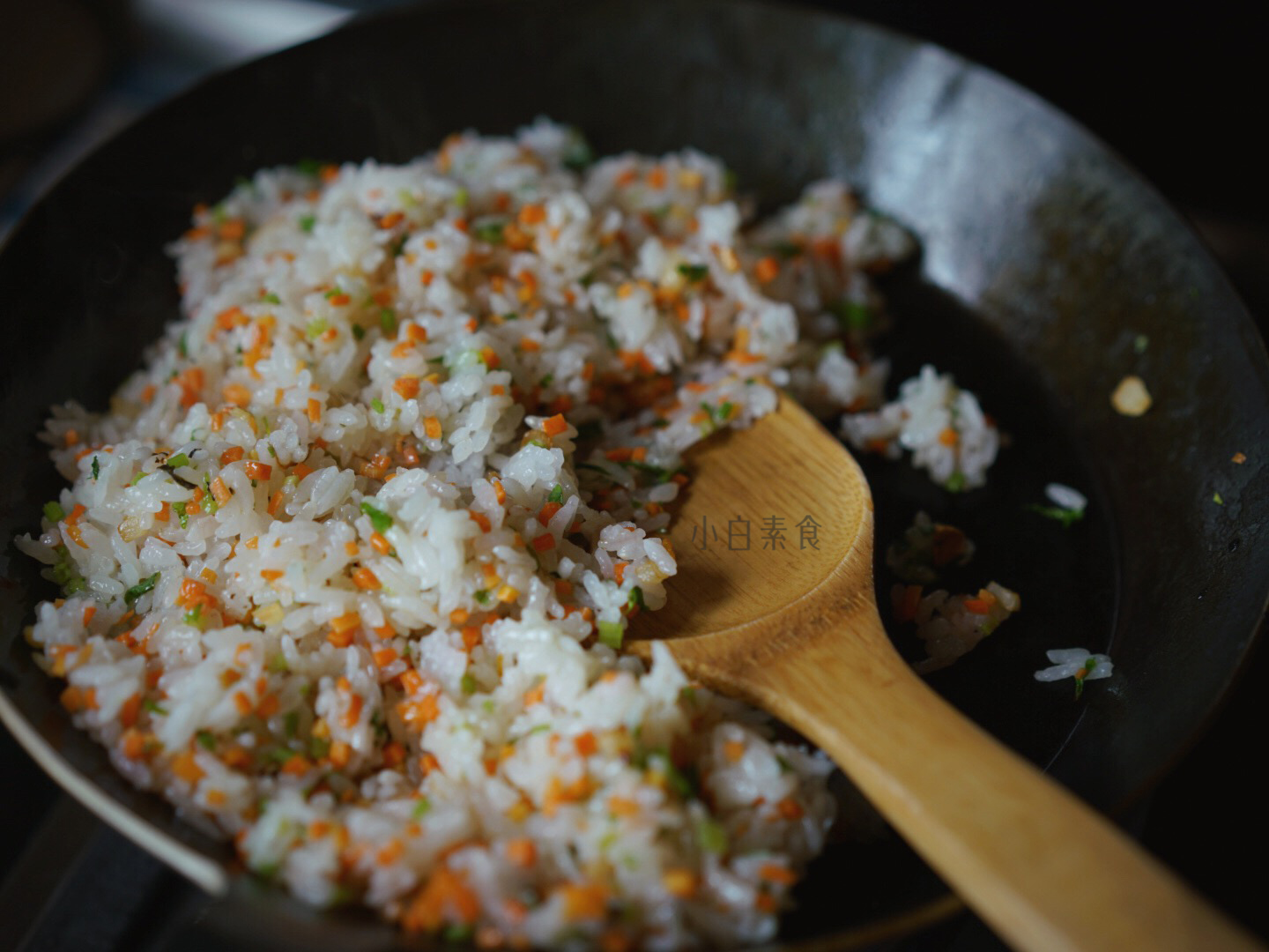 紫菜糯米炒饭的做法 步骤8