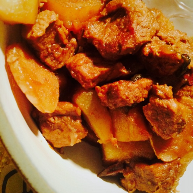 土豆炖牛肉