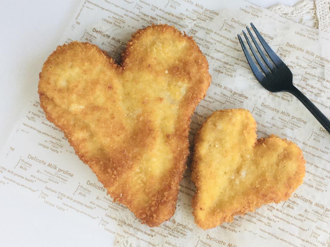 肉比金坚DE爱心鸡排的做法