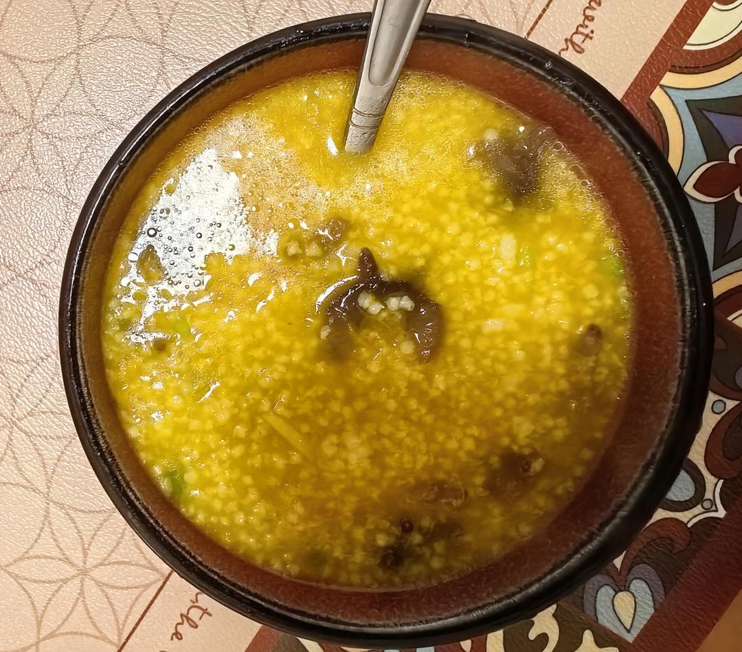 香浓南瓜小米海参粥