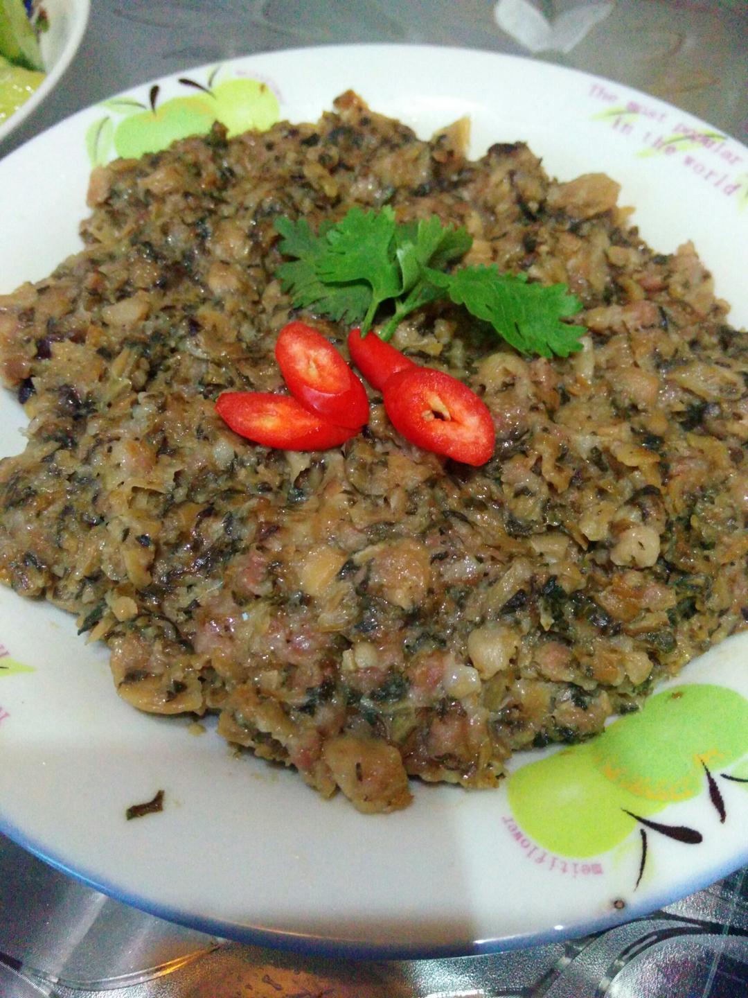 梅菜蒸肉饼