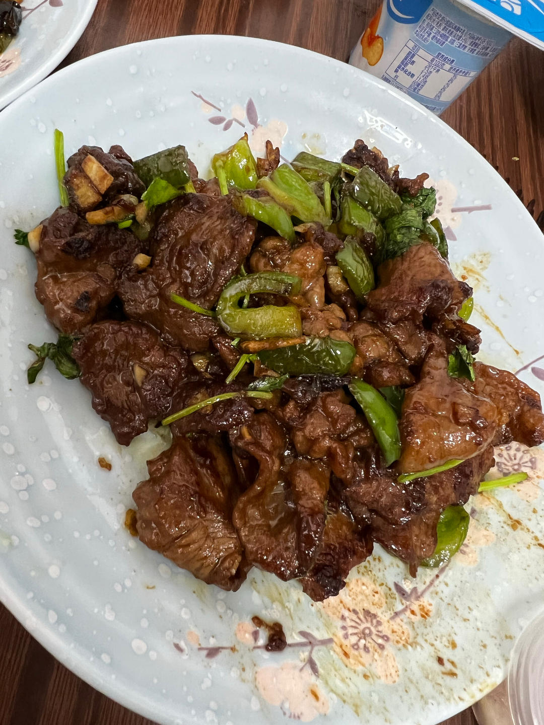 青椒炒牛肉片
