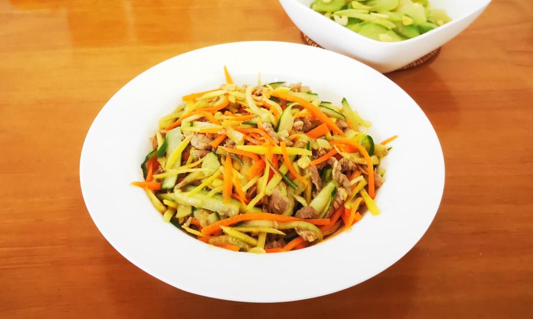 嫩姜丝炒肉丝