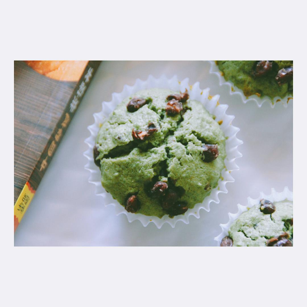 抹茶红豆玛芬