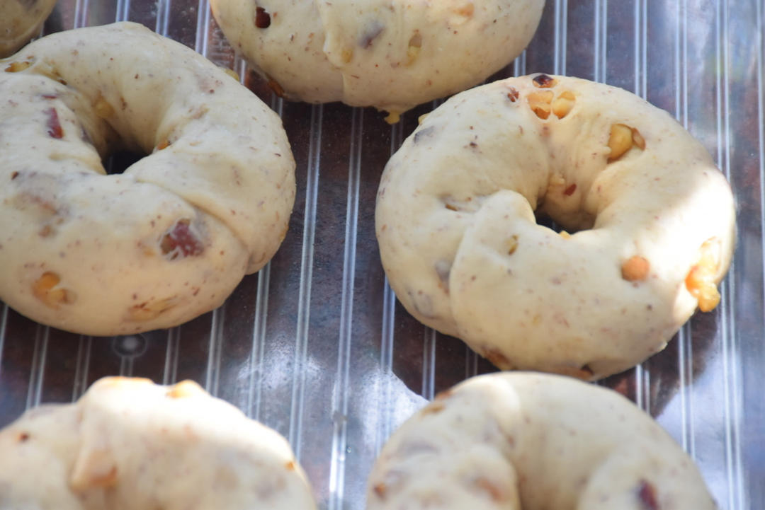 红糖红枣核桃贝果