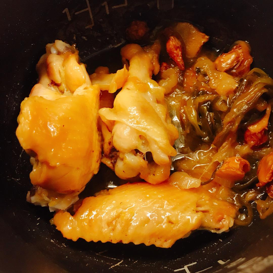 姜葱焗滑鸡（电饭煲版）的做法