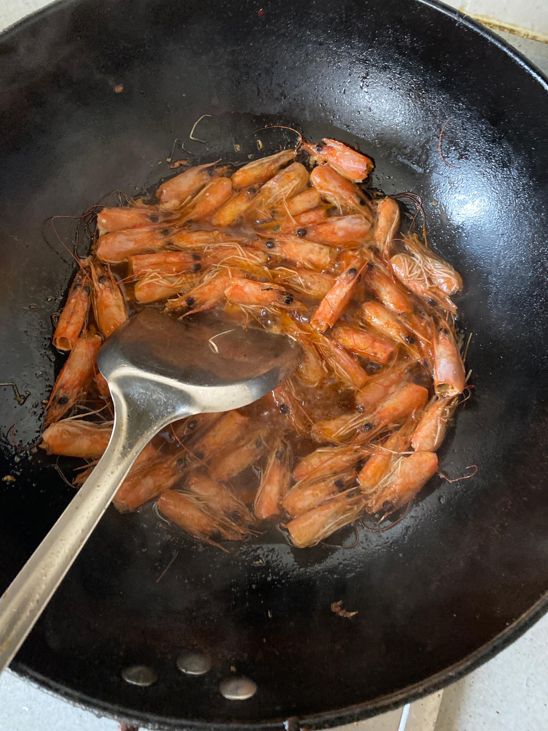 炒虾油