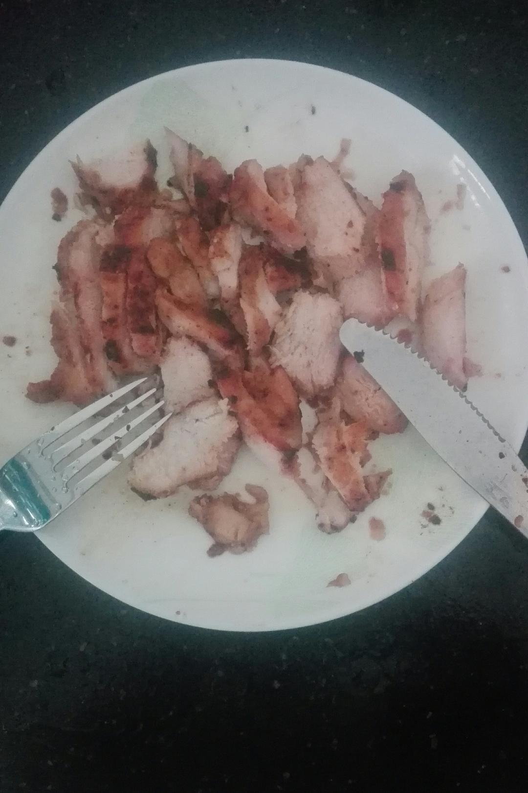酷炫屌炸天好吃的煎鸡胸肉（香蒜蜂蜜煎鸡胸肉）