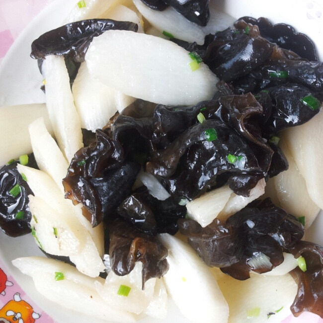 清炒山药木耳