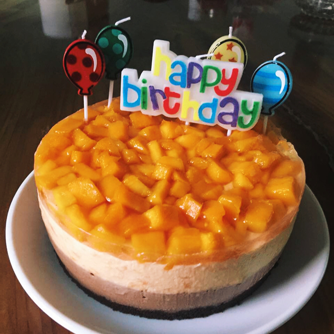 巧克力芒果慕斯