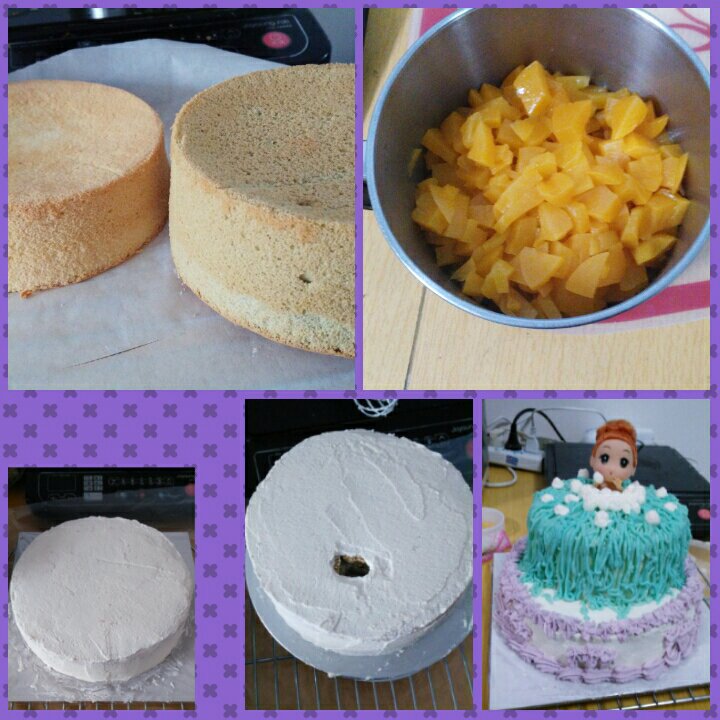 详细步骤制作泡泡浴娃娃蛋糕