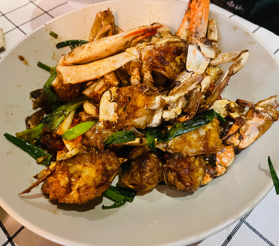 香爆梭子蟹