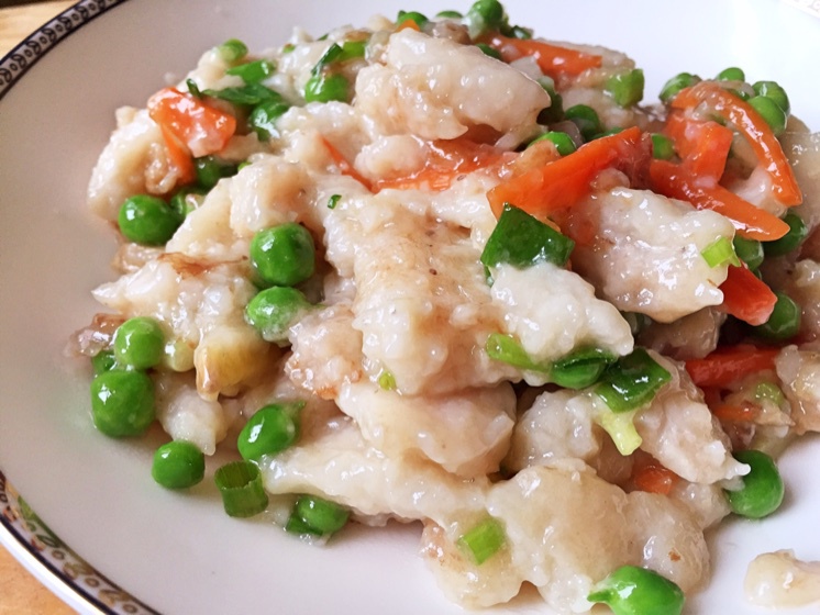 蓝曲奇做的糟溜鱼片