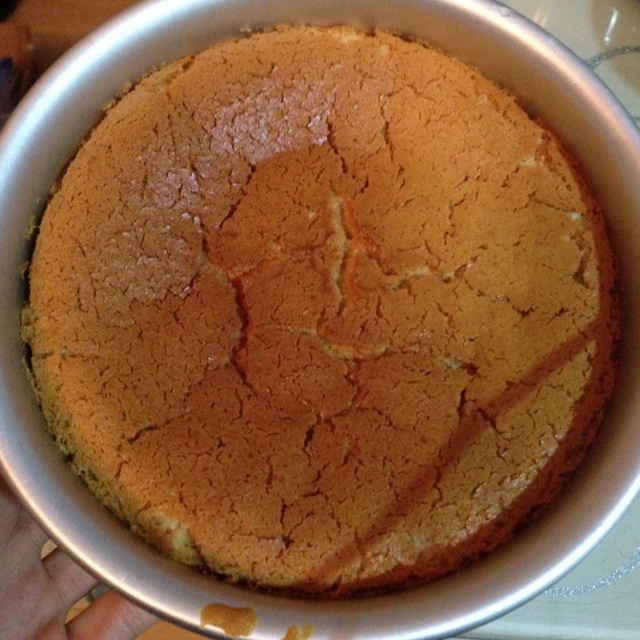 椰香黑糖烫面戚风