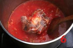 当归牛尾番茄补肾汤的做法 步骤6