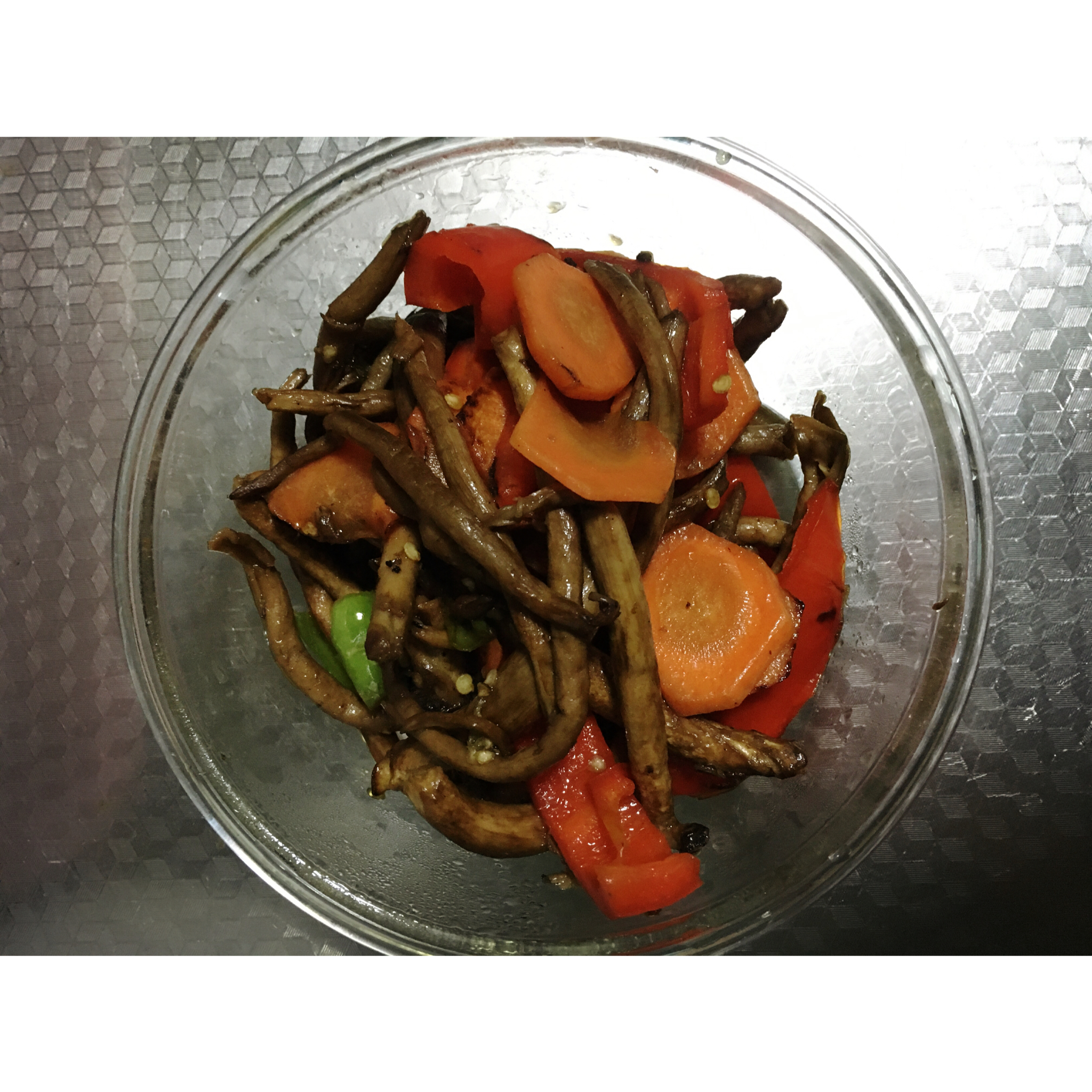 干煸茶树菇