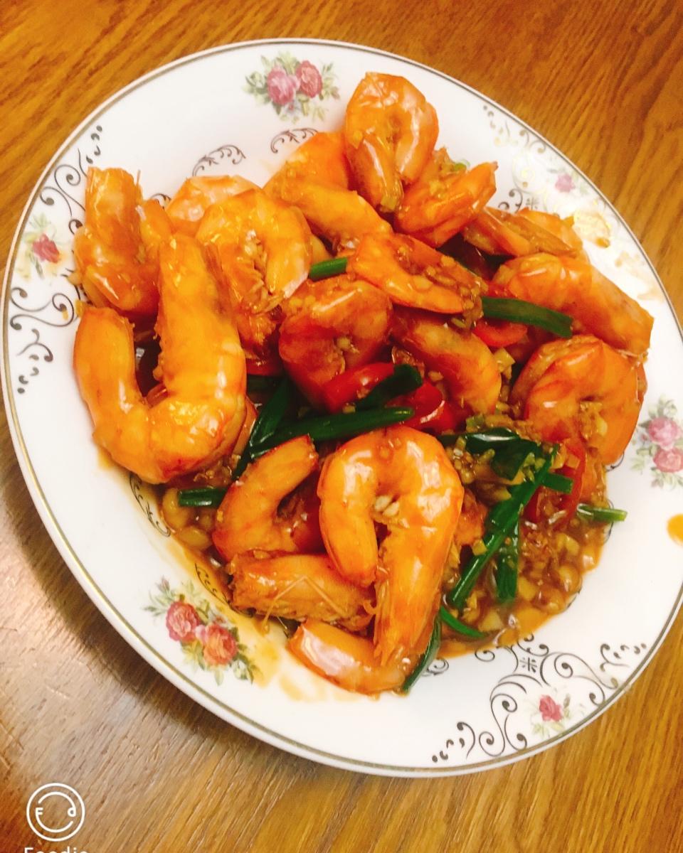 蒜香炒虾🦐