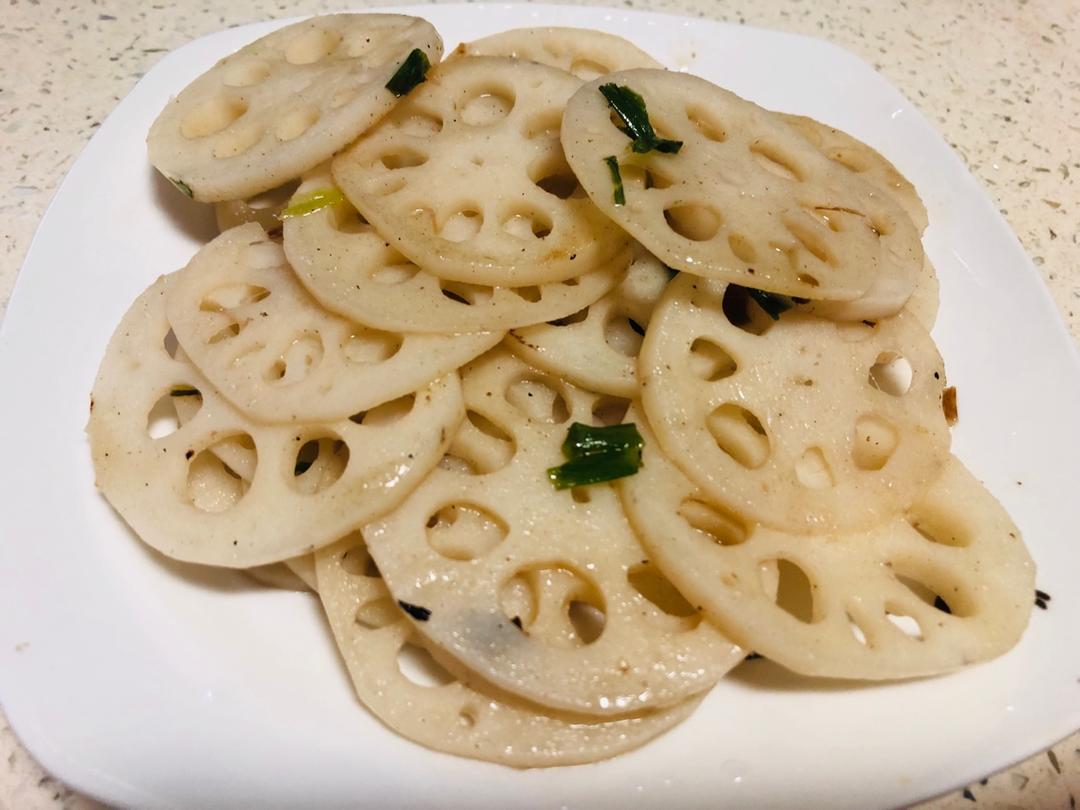清炒藕片（清淡者最爱）