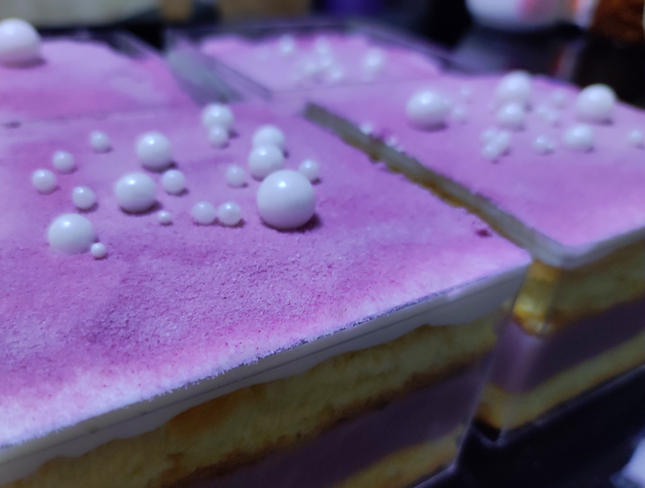 紫薯芋泥盒子蛋糕🍰浪漫满分的颜值