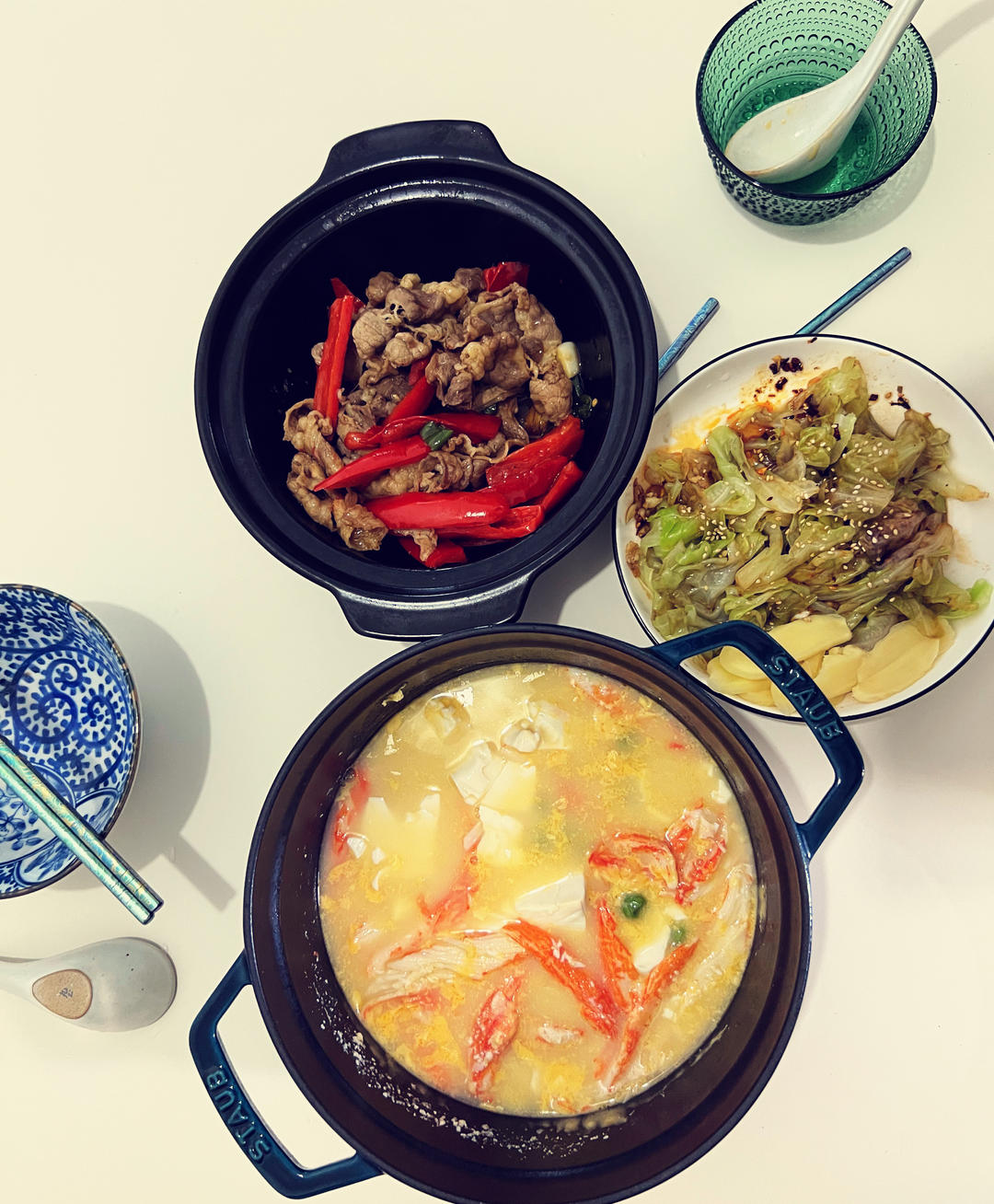 蟹柳豆腐煲