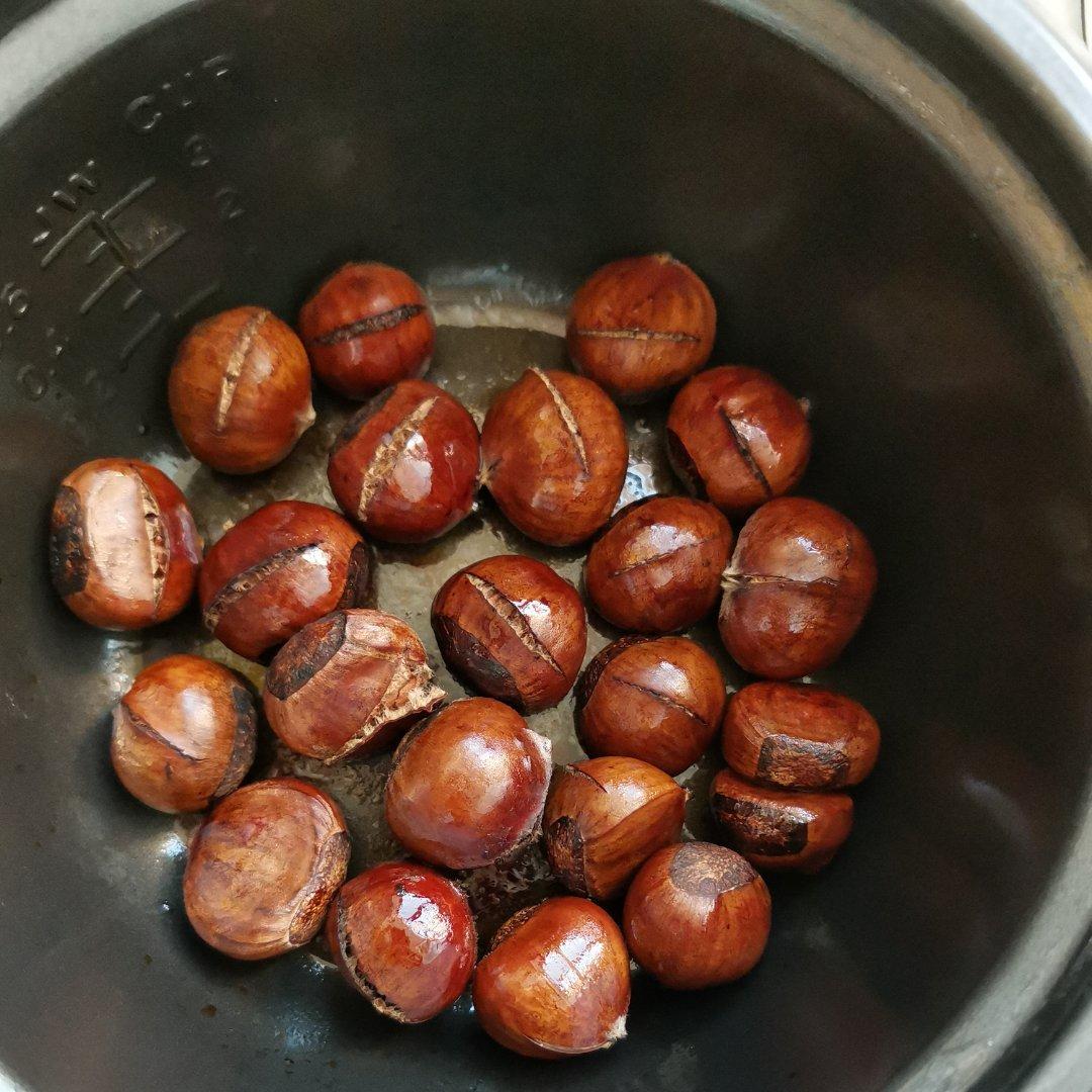 超简单电饭煲糖炒栗子