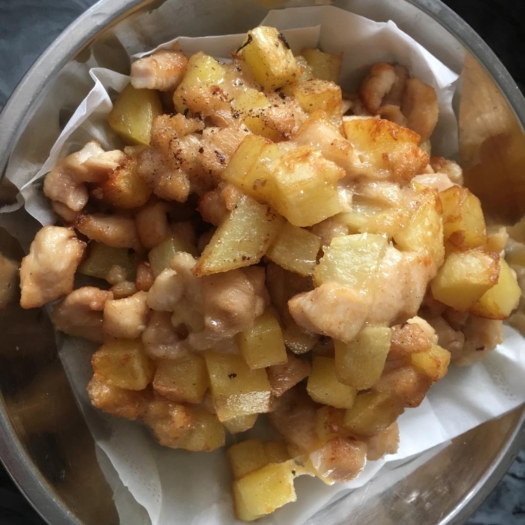 土豆鸡肉烙