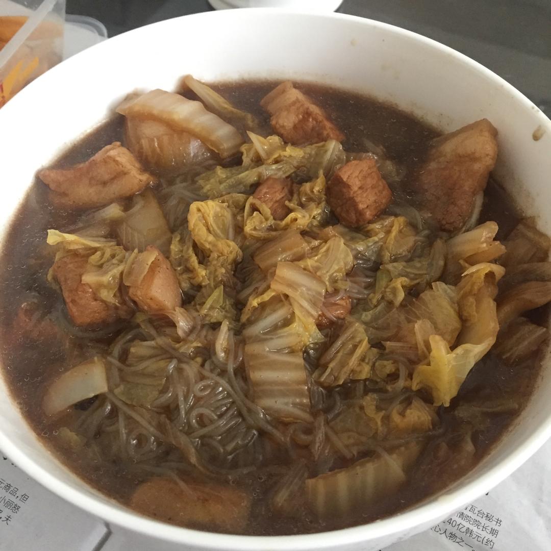 猪肉白菜炖粉条
