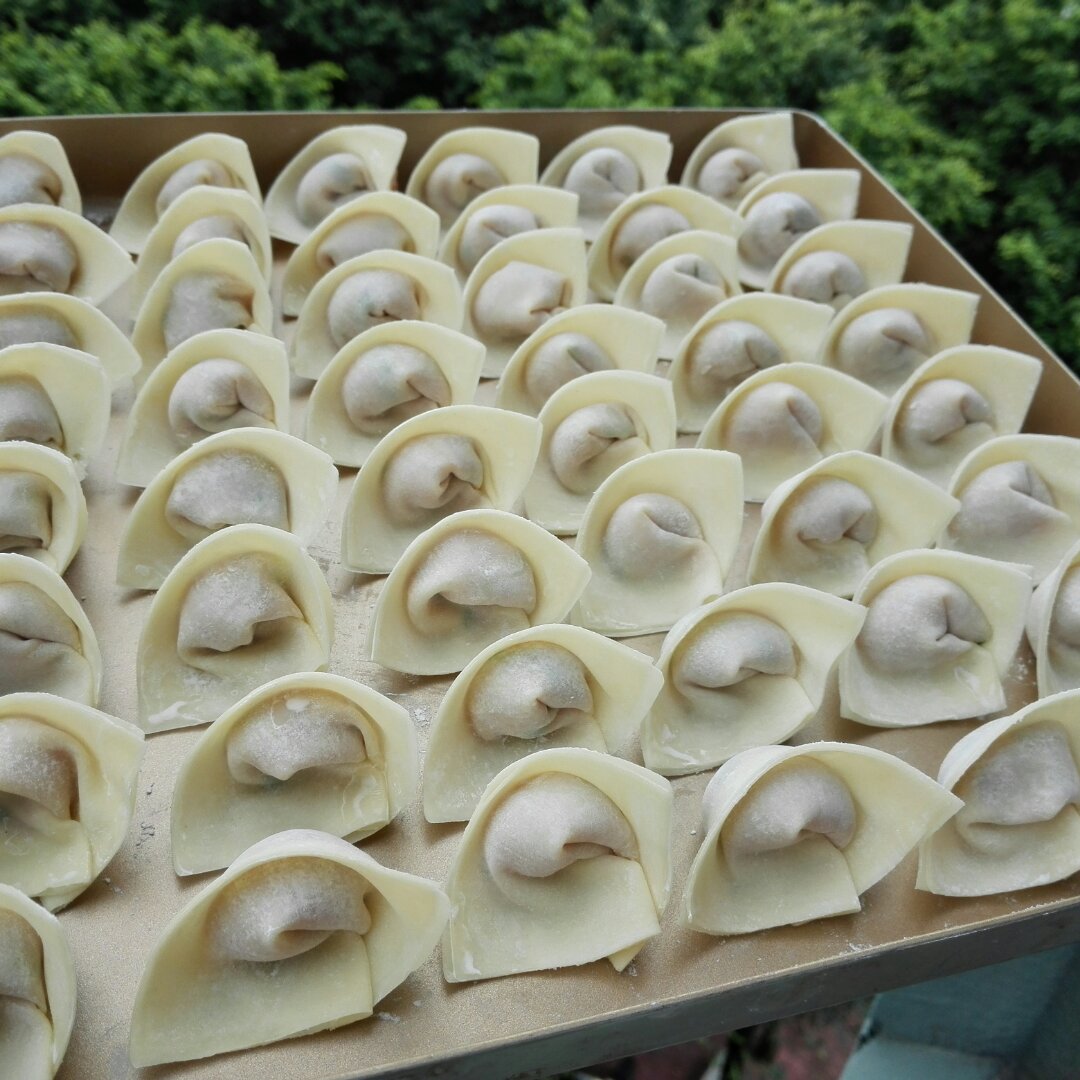 元宝馄饨的包法