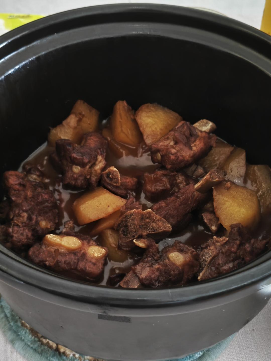 肉终于不柴，不老了，改进版红烧排骨