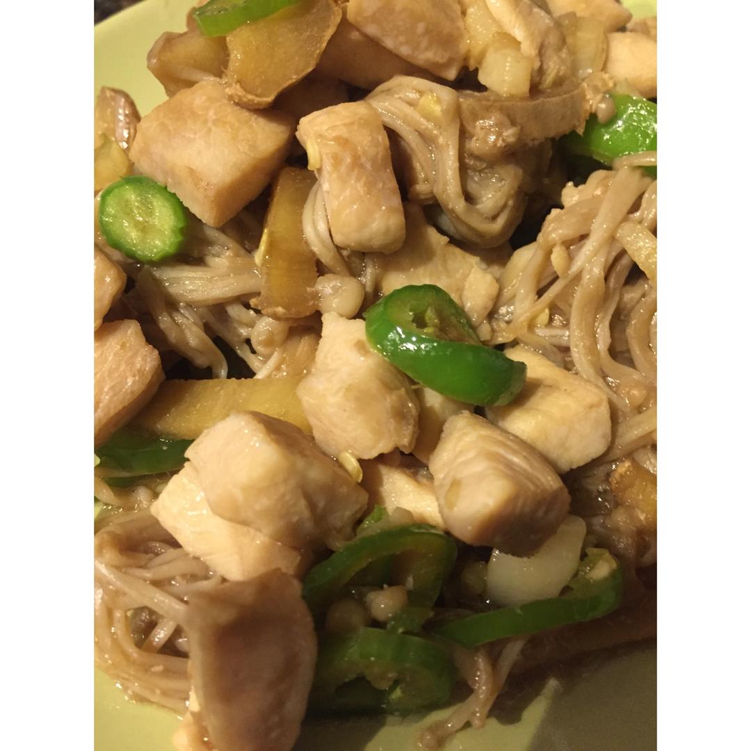 5分钟速食--青椒炒鸡脯