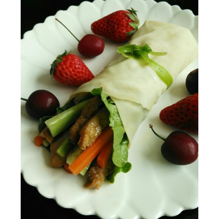 快手饺子皮蒸饼