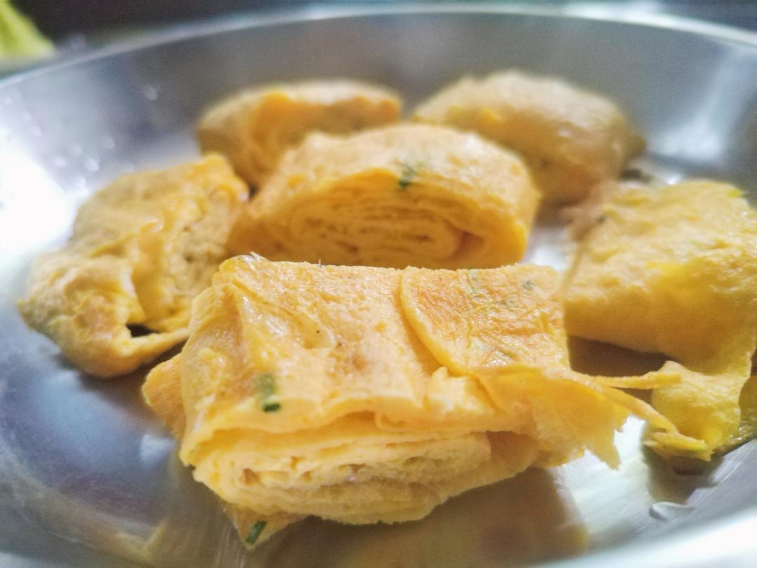 无油鸡蛋卷，这早餐够完美