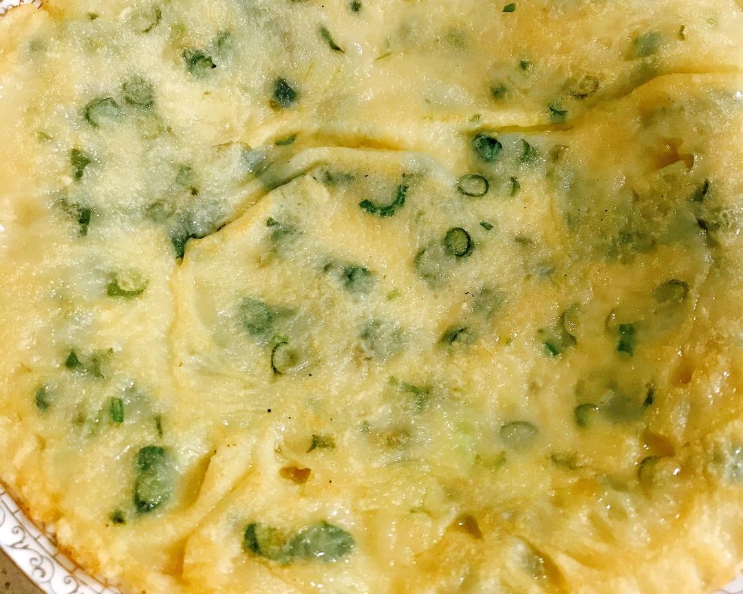 快手早餐—豆角鸡蛋面粉煎饼