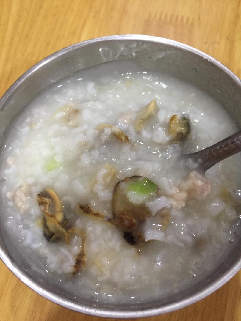 雅-88-99做的淡菜瘦肉粥