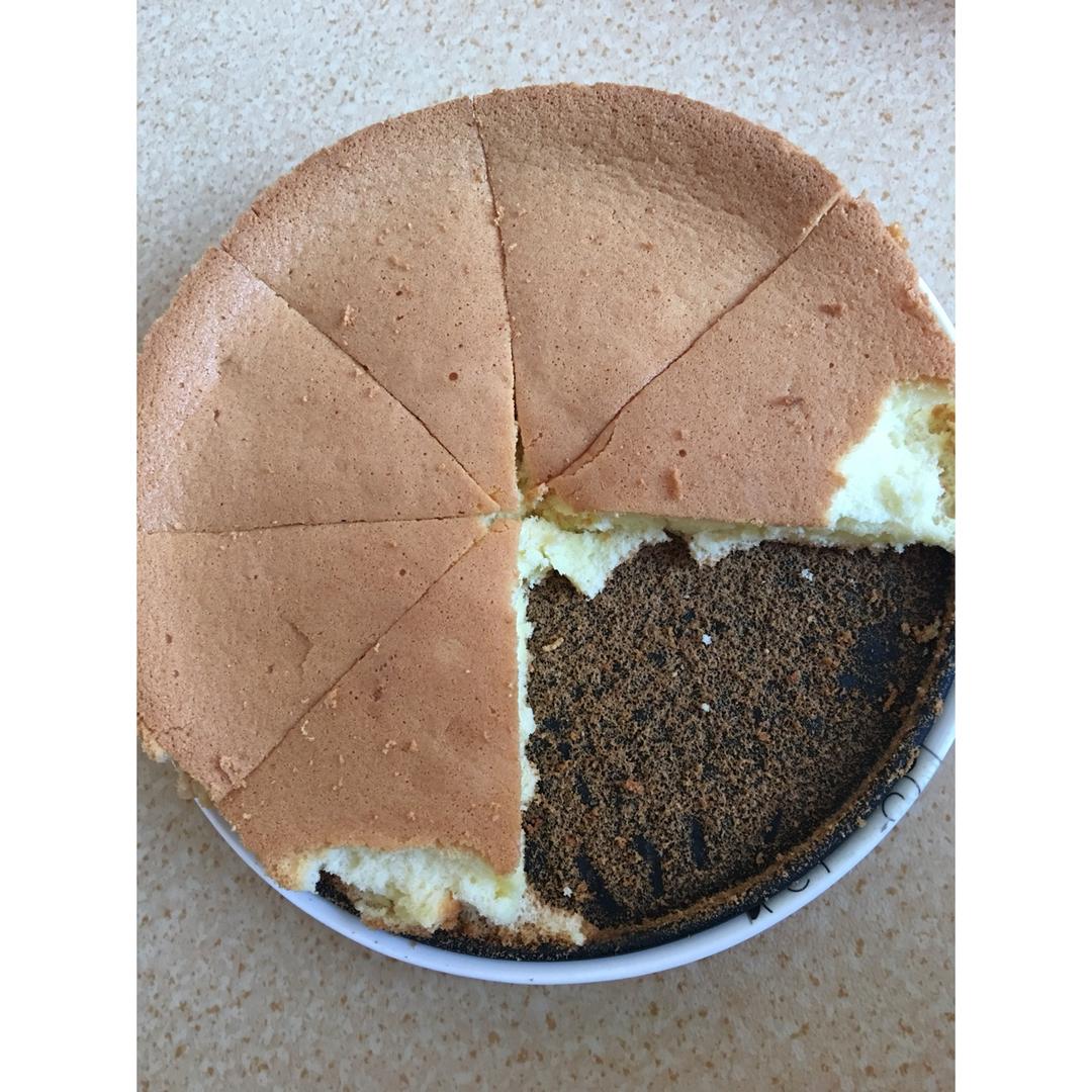 超好记八寸戚风蛋糕（后蛋法）