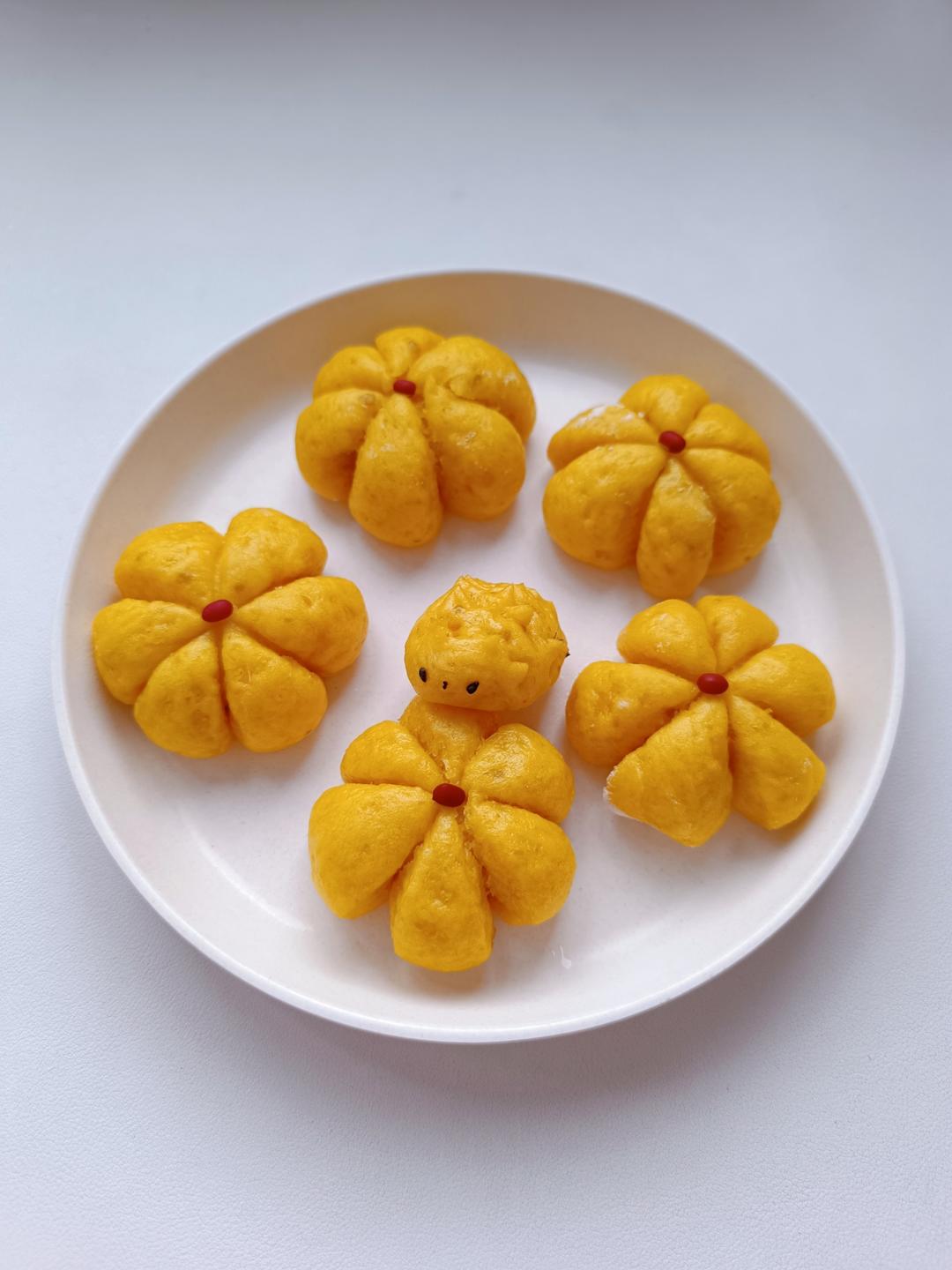 💯一根棉线就能搞定的♨️南瓜馒头｜详细制作手法视频教程
