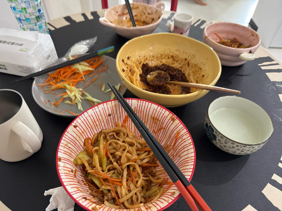 老北京炸酱面（家庭版制作🏡经典老味道🤓🤓）