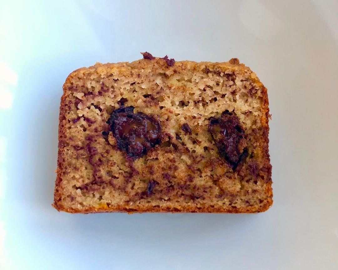 无添加油糖生酮香蕉巧克力快手蛋糕面包