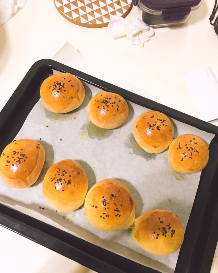 奶黄小餐包-一次发酵超好吃（附快手奶黄馅制作方法）