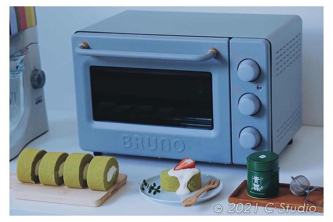 抹茶蛋糕卷（BRUNO烟熏料理烤箱）的做法