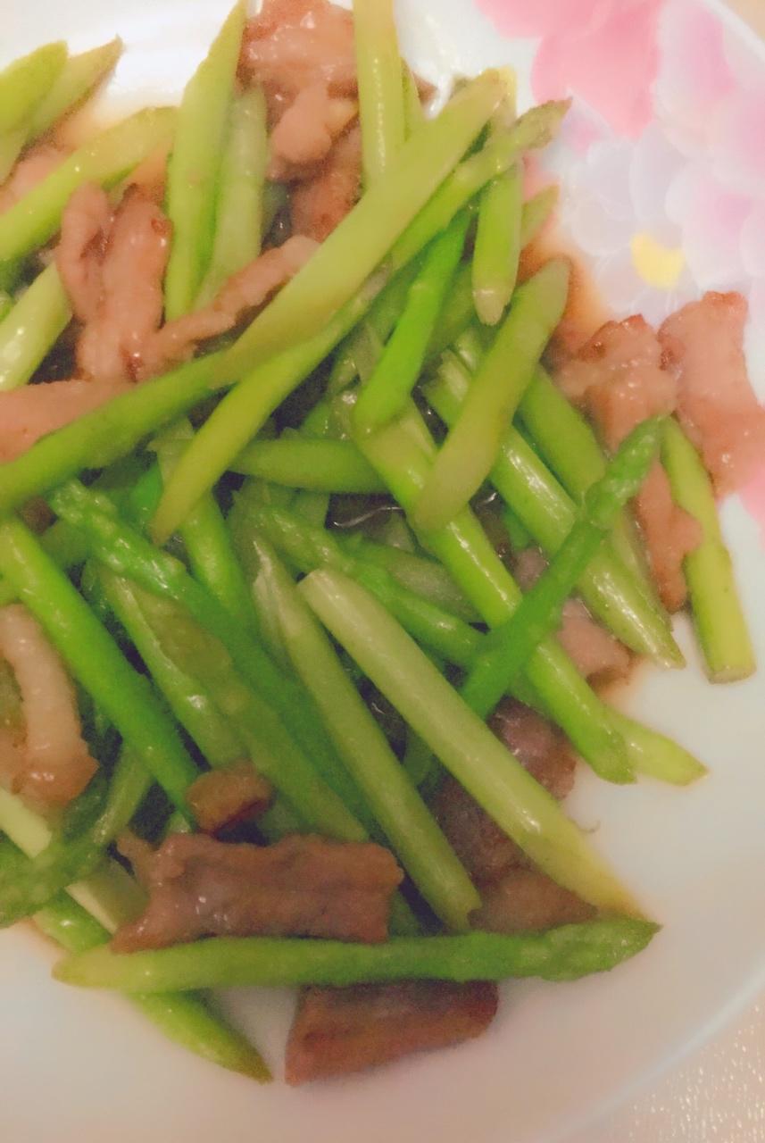 芦笋炒肉
