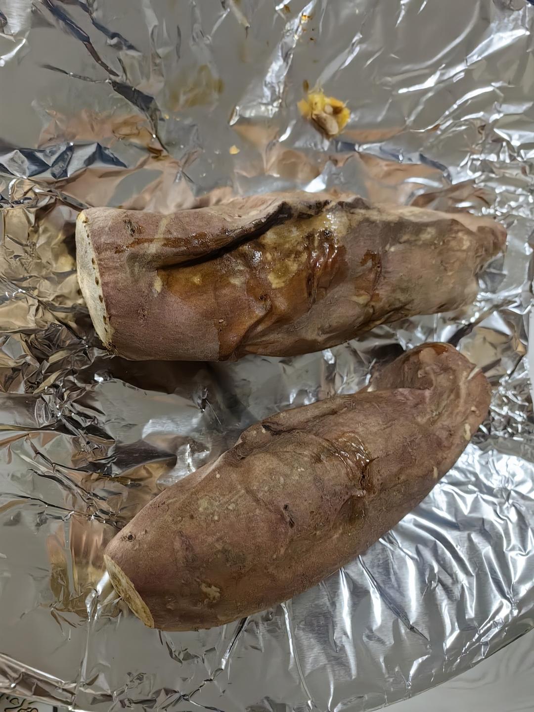 空气炸锅烤红薯(超级简单)