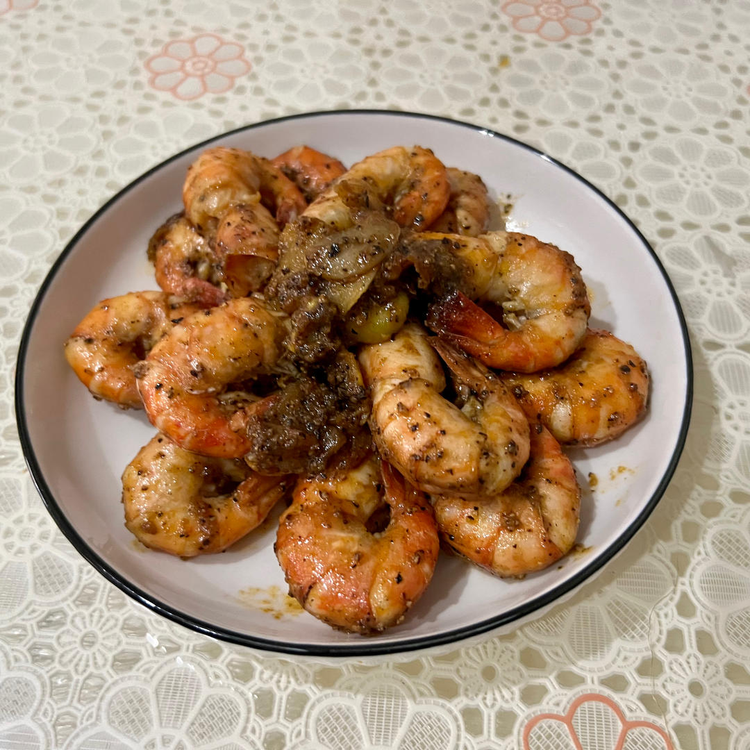 黄油胡椒虾(台湾美食)