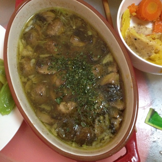 蒜香焗蘑菇