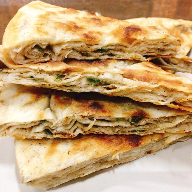 葱油千层发面饼