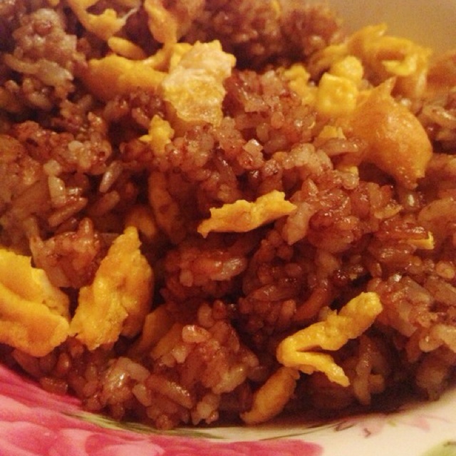 傻瓜版酱油炒饭